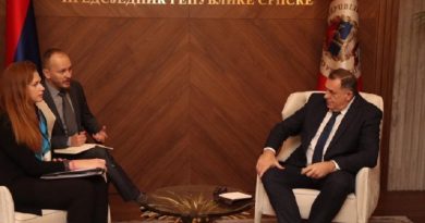 Dodik: Srpska odbacuje svaku vrstu djelovanja Kristijana Šmita